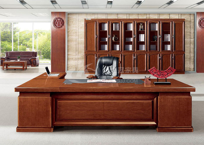 实木老板桌-12