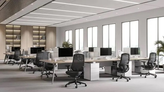 开放式办公桌椅的科学布局更优化空间,激发活力